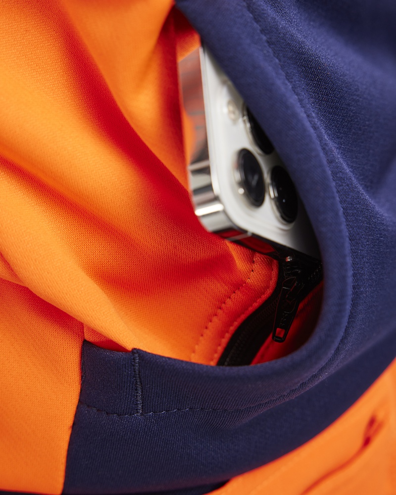 BlklderDamenArbeitsjackeHighVisSweatjacke35082528OrangeMarineblau-L