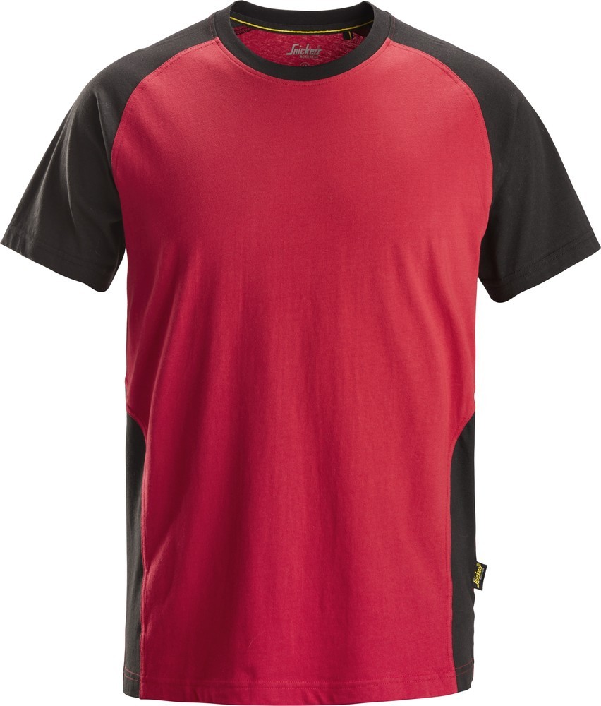 SnickersArbeitsshirt2-FarbenT-ShirtChiliSchwarz SnickersArbeitsshirt2-FarbenT-ShirtChiliSchwarz