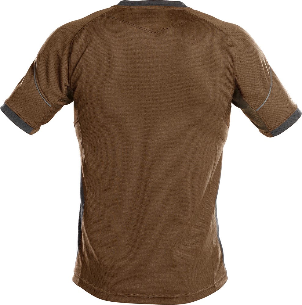 DassyT-ShirtNexusPES04LehmbraunAnthrazitgrau