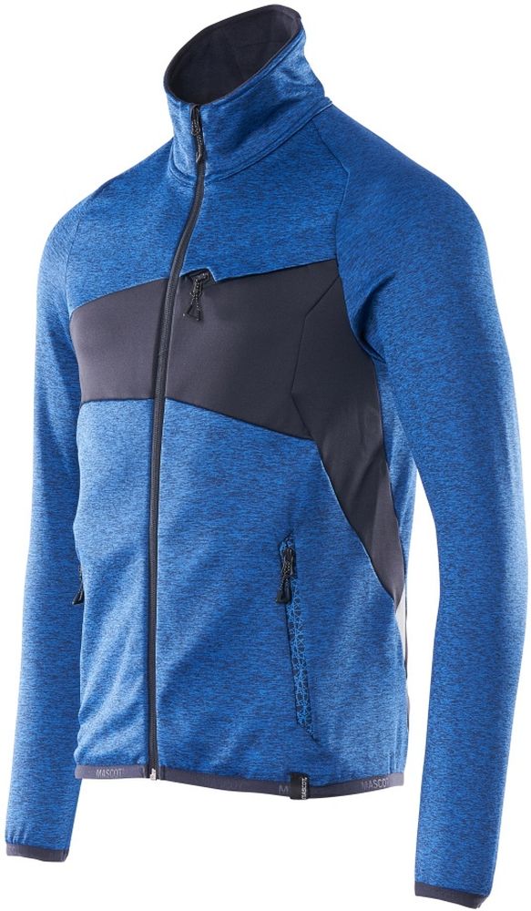 MascotFleecepullovermitReiverschlussAccelerate18103-316AzurblauSchwarzblau-XXL