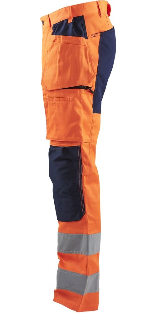 BlklderArbeitshoseHighVismitStretch15521811OrangeMarineblau-C144