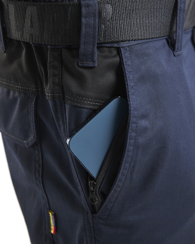 BlklderArbeitshoseIndustrieStretchmitKniepolstertaschen14481832DunkelMarineblauSchwarz-C144
