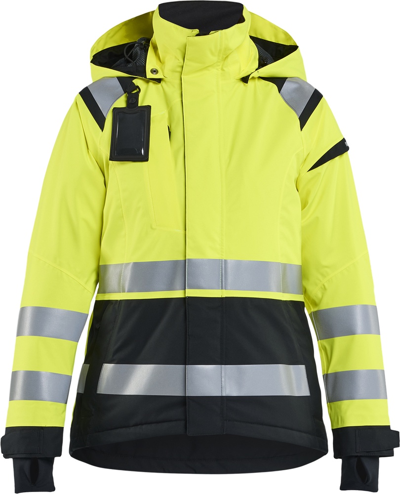 BlklderDamenArbeitsjackeHighVisShellJacke49041987GelbSchwarz-L
