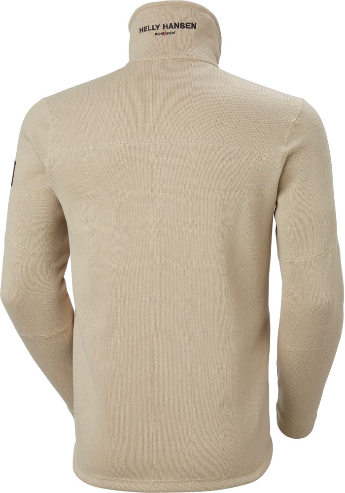 HellyHansenFleecejackeKensingtonKnitFleeceJacketSandEbony-XS