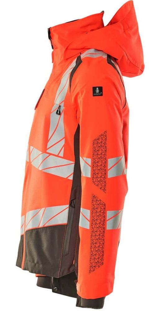 MascotHardShellJackeAccelerateSafe19301-231Hi-visRotDunkelanthrazit-XXL