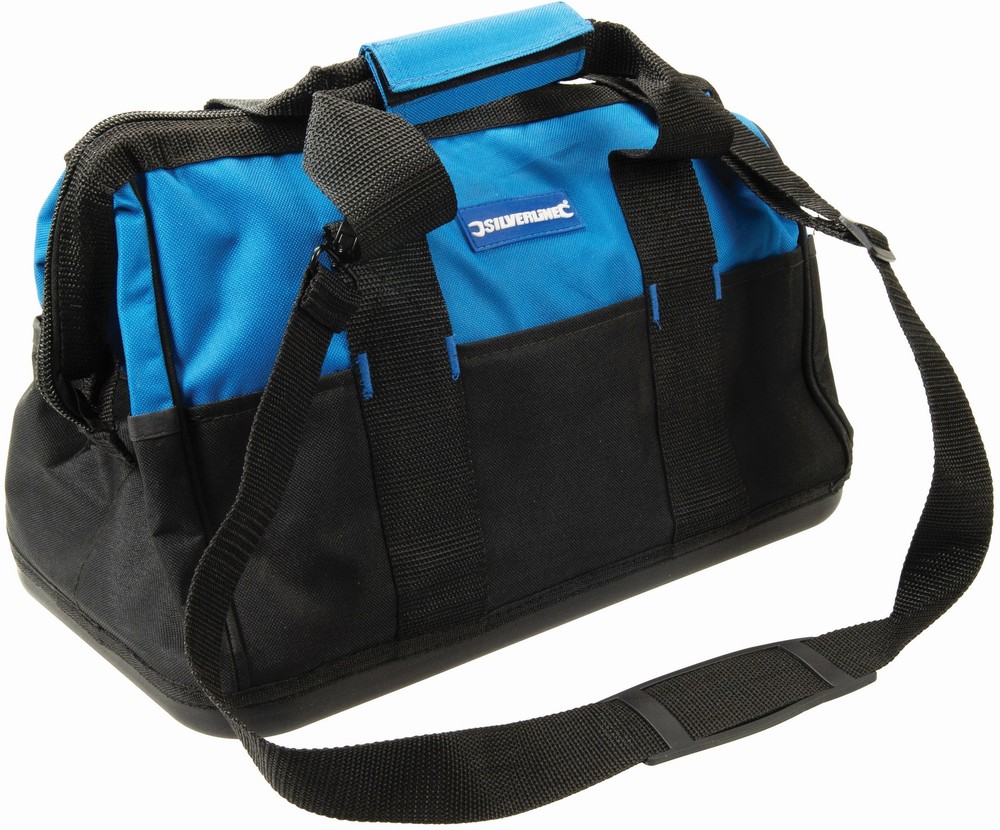 SilverlineTaschenWerkzeugtaschemitverstrktemBodenundgroerffnung400x200x300mm