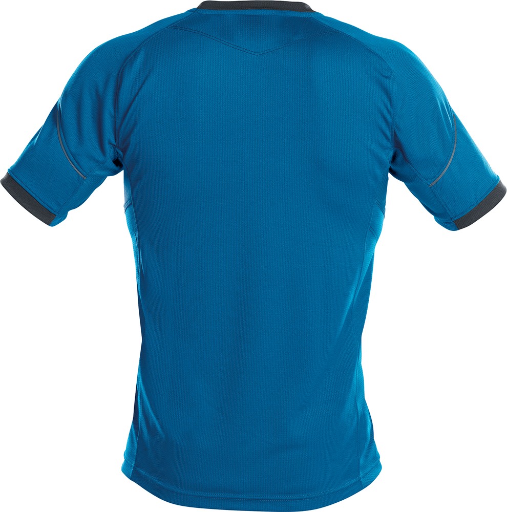 DassyT-ShirtNexusPES04AzurblauAnthrazitgrau