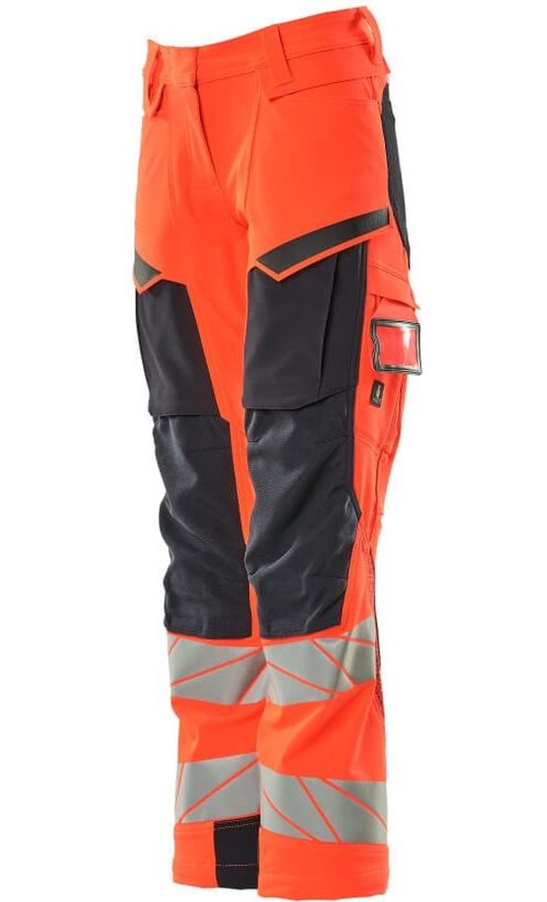 MascotDamenHosemitKnietaschenAccelerateSafe19078-511Hi-visRotSchwarzblau-C3476