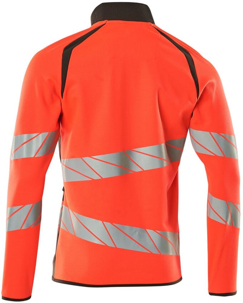 MascotSweatshirtmitReiverschlussAccelerateSafe19184-781Hi-visRotDunkelanthrazit-XXL
