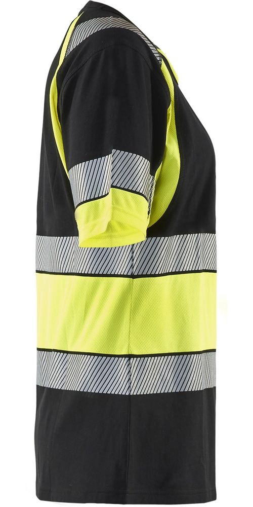 BlklderDamenHighVisT-Shirt34101030SchwarzHighGelb-L