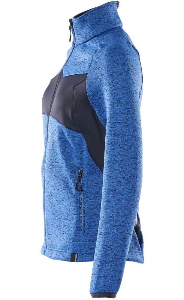 MascotDamenStrickpullovermitReiverschlussAccelerate18155-951AzurblauSchwarzblau-XXL