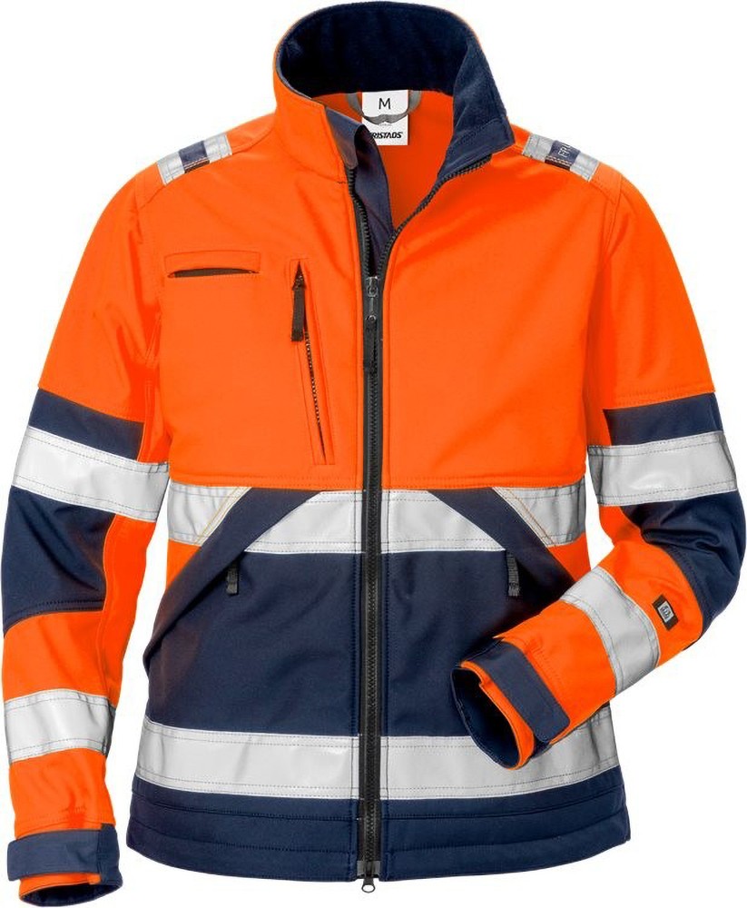 FristadsWarnschutz-JackeHighVisSoftshell-JackeDamenKl24183WYHWarnschutz-OrangeMarine