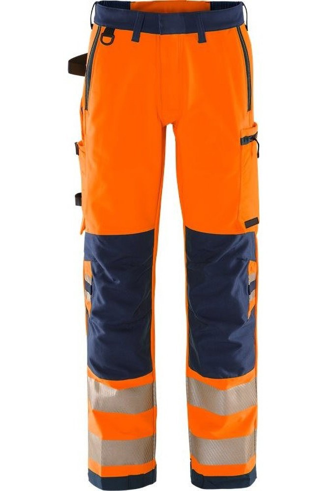 FristadsHighVisGreenStretchhoseKl22645GSTPWarnschutz-OrangeMarine-C44