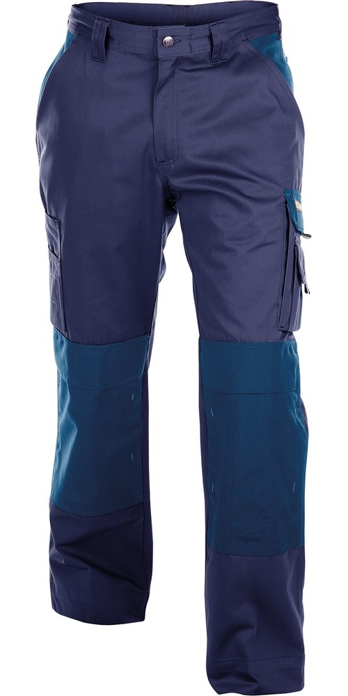 DassyZweifarbigeArbeitshosemitKniepolstertaschenBostonPESCO64DunkelblauKornblau