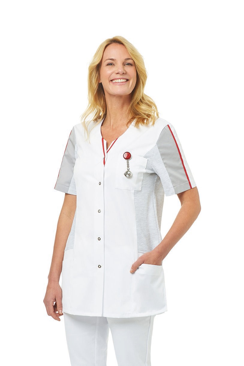 LeiberDamenHosenkasackmit12rmel08273501Wei