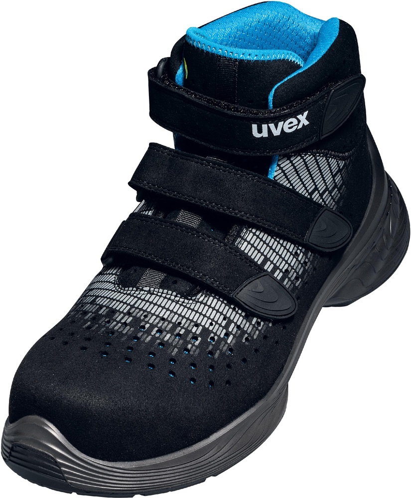 UvexSicherheitsschuhStiefel1G2SicherheitsstiefelS1SRC68325SchwarzSilber-35Weite12
