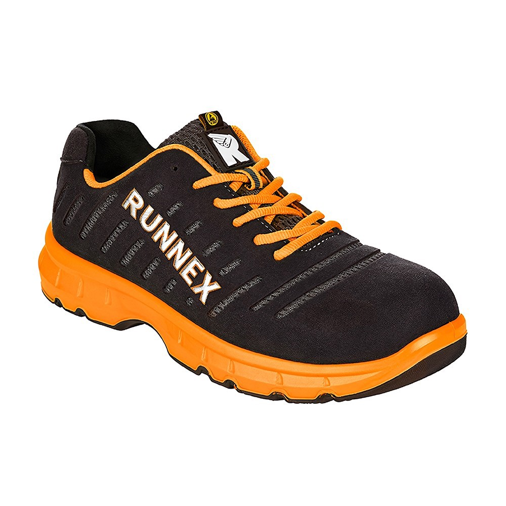 RUNNEXS1P-ESD-SicherheitshalbschuhFlexStarSchwarzOrange-36