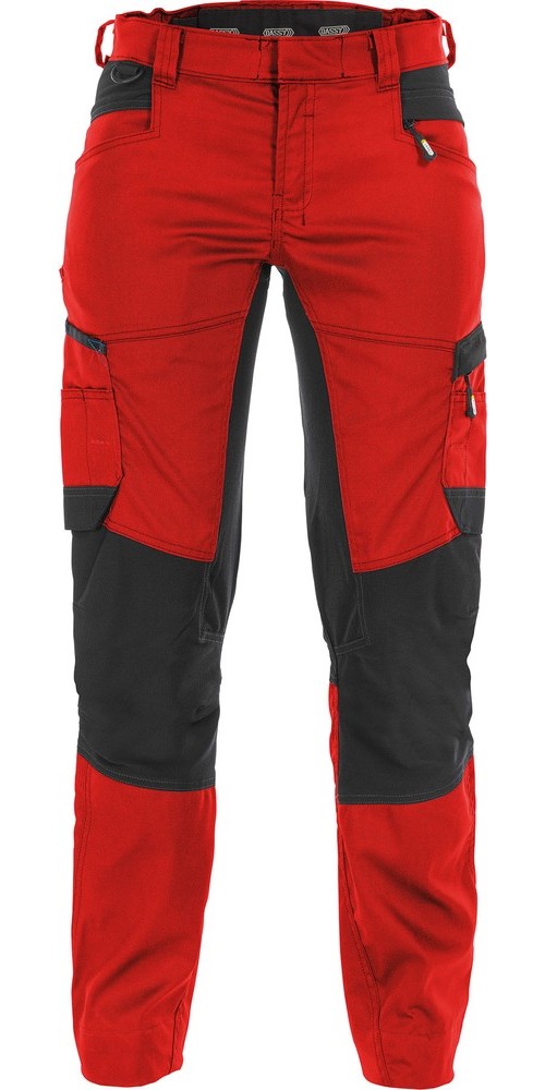 DassyArbeitshosemitStretchfrDamenHelixWomenPESCO41RotSchwarz