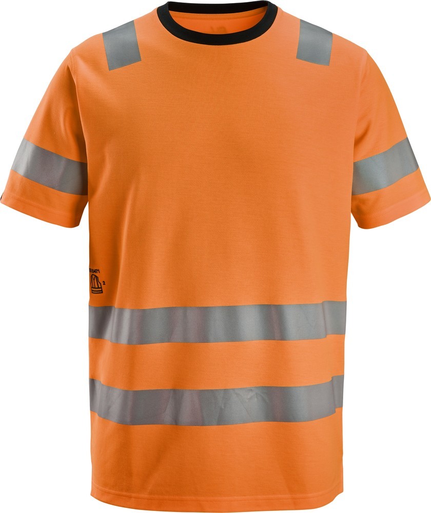 SnickersWarnschutz-ShirtHigh-VisT-ShirtKlasse2High-VisOrange