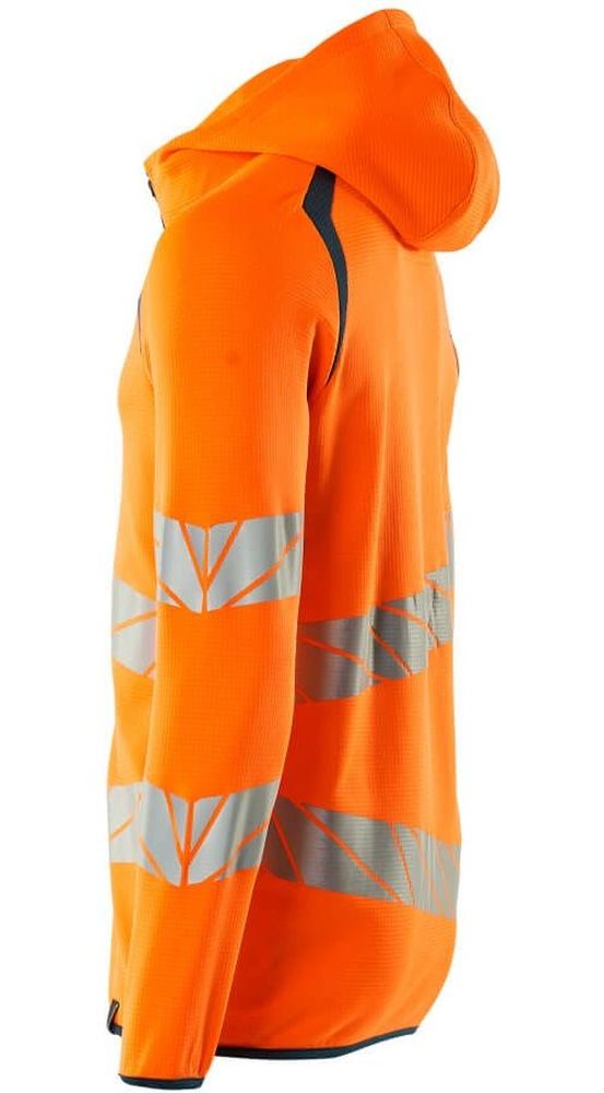 MascotKapuzensweatshirtmitReiverschlussAccelerateSafe19284-781Hi-visOrangeDunkelpetroleum-XXL
