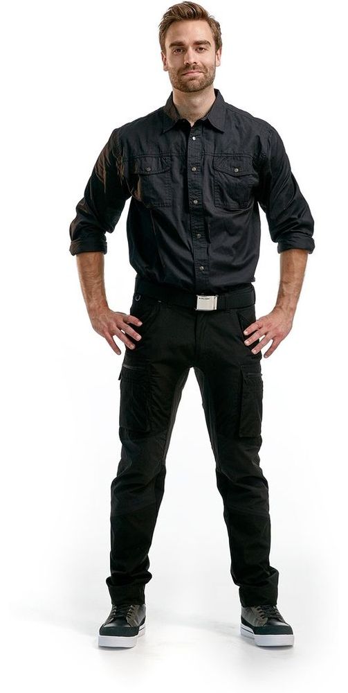 BlklderBaumwollhemd32971135Schwarz-4XL