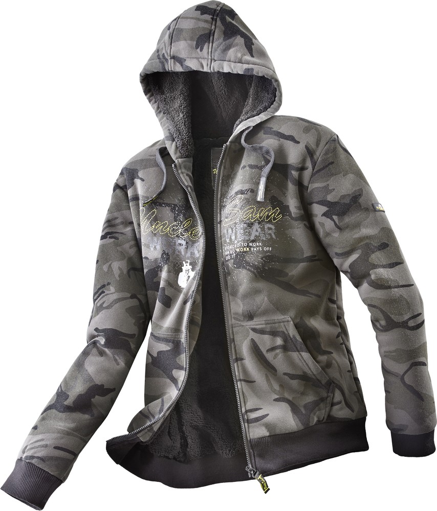 UncleSamSweatjackeOlivCamouflageSchwarz