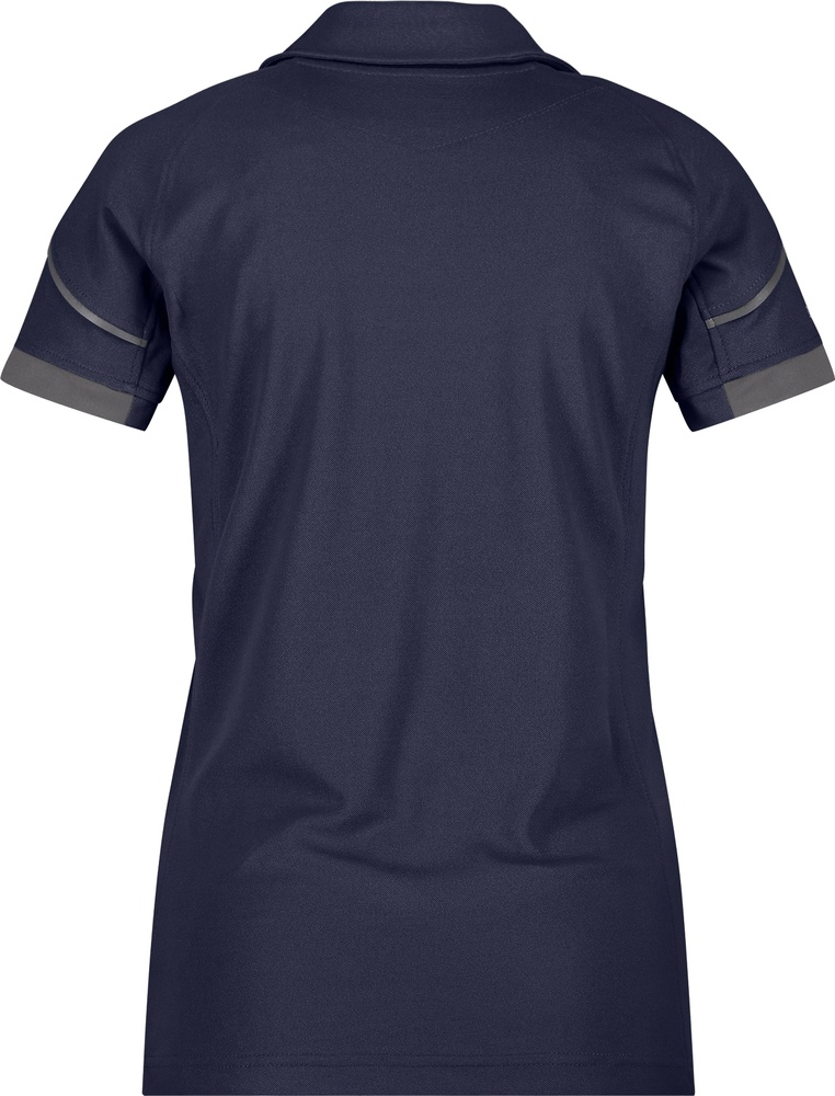 DassyDamenPoloshirtTraxionNextWomenNachtblauAnthrazitgrau-XS