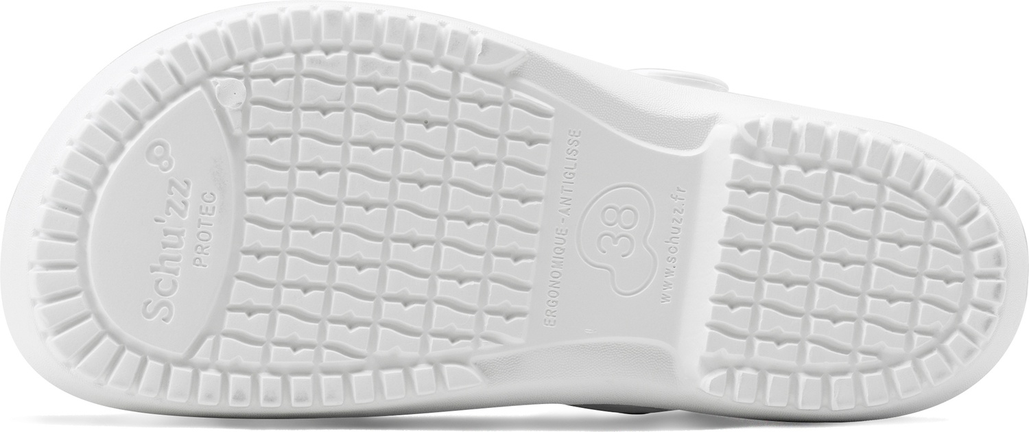 SchuzzSchuzzDamenClogBerufsschuhePROTECFemmeuniBlancAquaWei-36