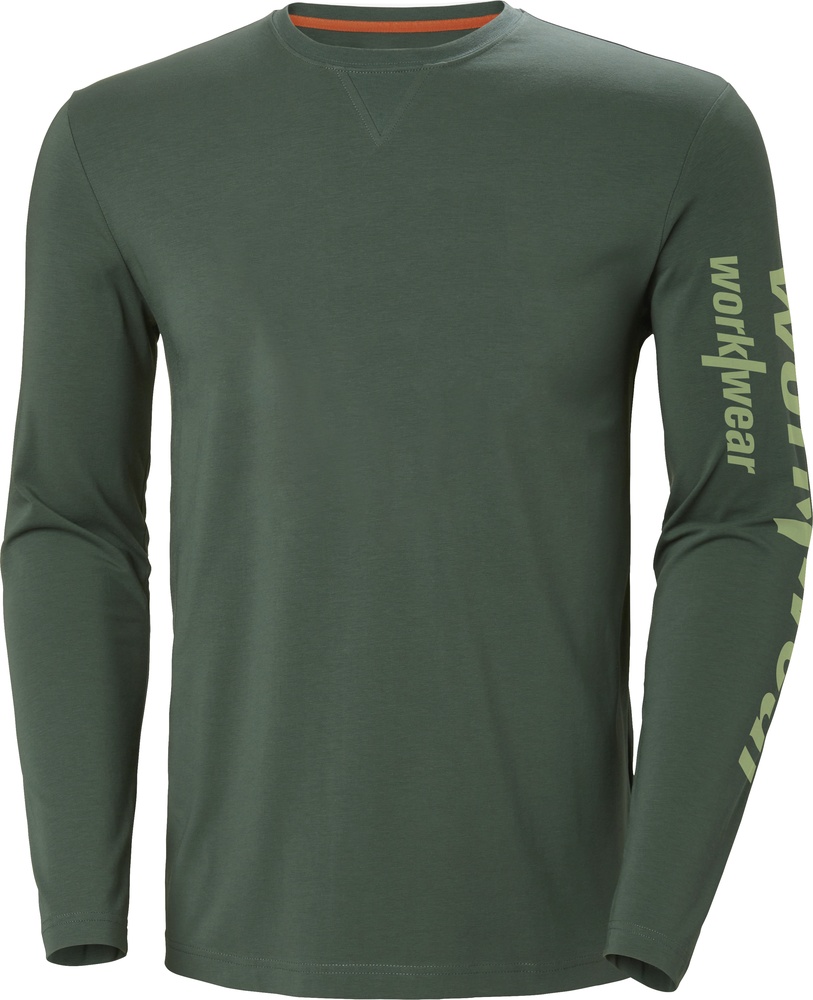 HellyHansenLongsleeveLogo79262476Spruce-XS