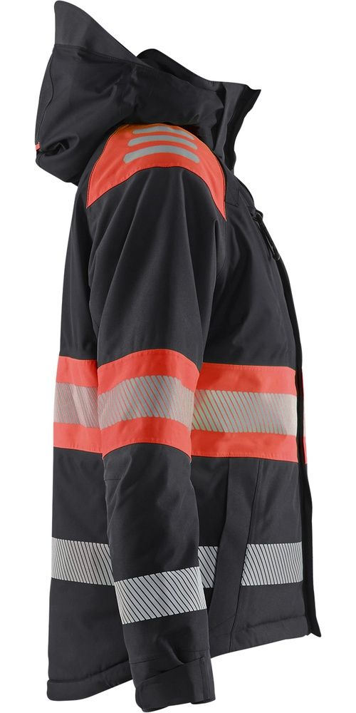 BlklderDamenArbeitsjackeHighVisWinterjacke44701977SchwarzHighRot-L