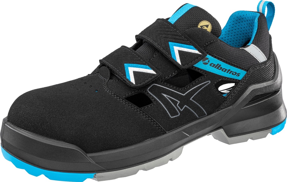 AlbatrosSicherheitsschuheForgeAirXwLowS1EsdFoSrSchwarz-Blau-36
