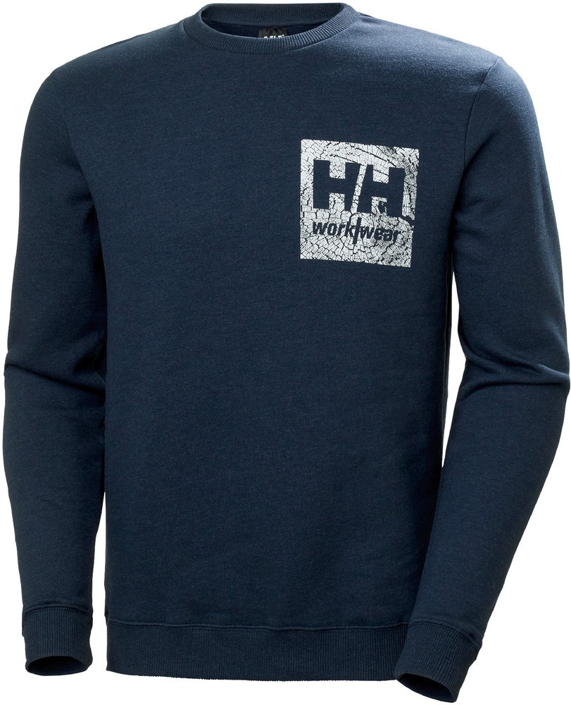HellyHansenLogoSweatshirtNavy-XS