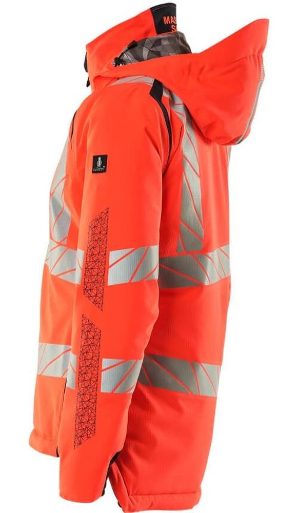 MascotDamenWinterjackeAccelerateSafe19045-449Hi-visRotSchwarzblau-XXL
