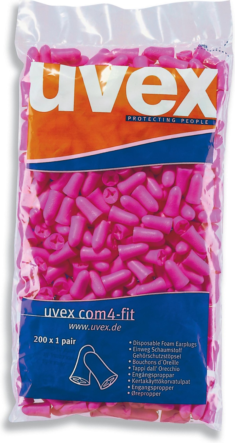 UvexGehrschutzstpselCom4-Fit2112006OrangeSnr33Db21130-S200Stck