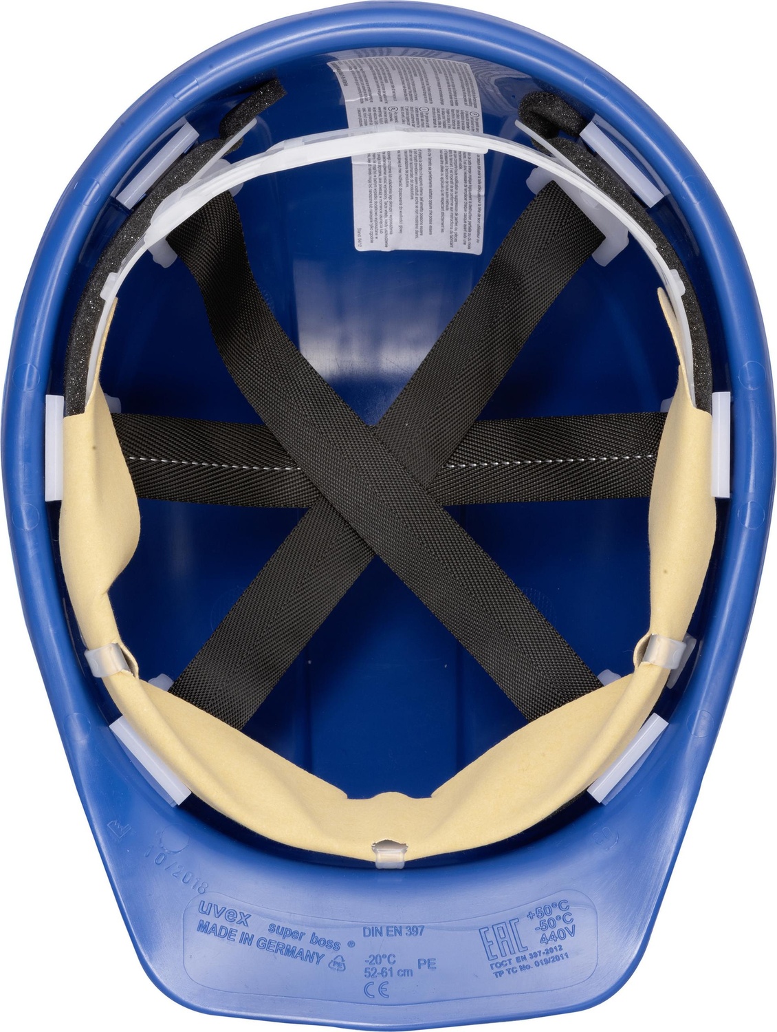 UvexSchutzhelmSuperBoss9750520BlauMitLftungen97500
