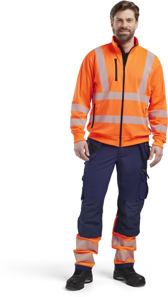 BlklderArbeitshoseHighVis4-Wege-Stretch19931642MarineblauOrange-C144