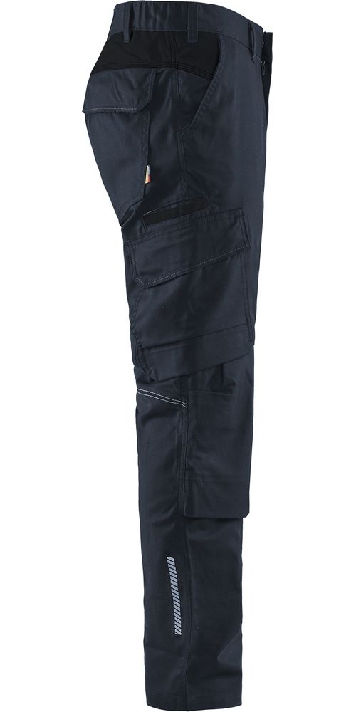BlklderArbeitshoseIndustrieStretchmitKniepolstertaschen14481832DunkelMarineblauSchwarz-C144