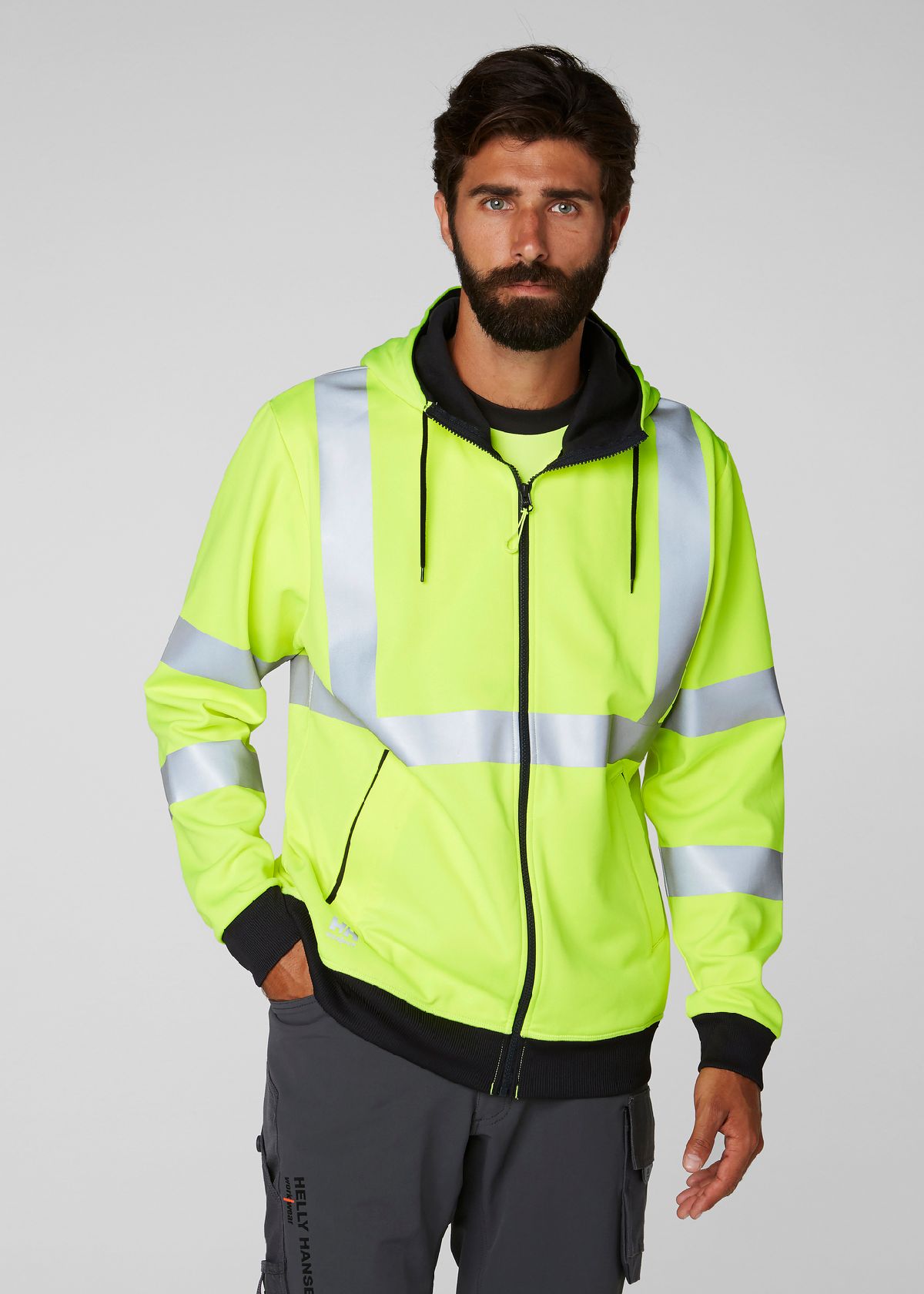 HellyHansenHoodieSweatshirt79094AddvisZipHoodie360Yellow