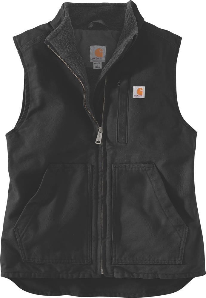 CarharttDamenWesteSherpaLinedMockNeckVest104224Black-XS