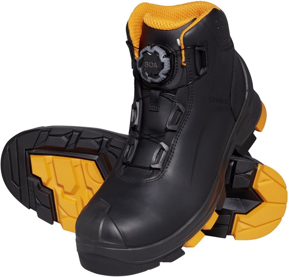UvexSicherheitsschuhStiefel2SicherheitsstiefelS3LSRS3LBOAFitSystem65061SchwarzOrange-35Weite10