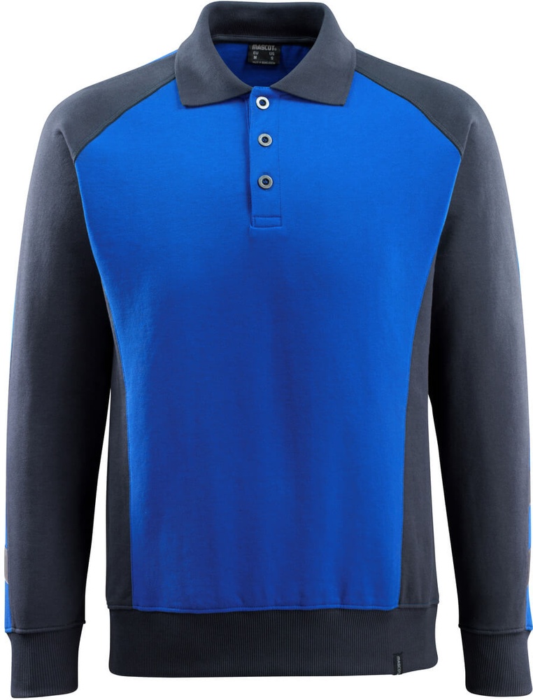 MascotPolo-SweatshirtMagdeburgUnique50610-962KornblauSchwarzblau-XXL