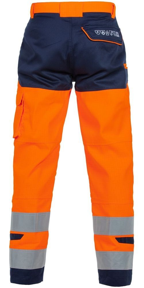 HydrowearWarnschutz-BundhoseMelroseNeonorangeDunkelblau-44