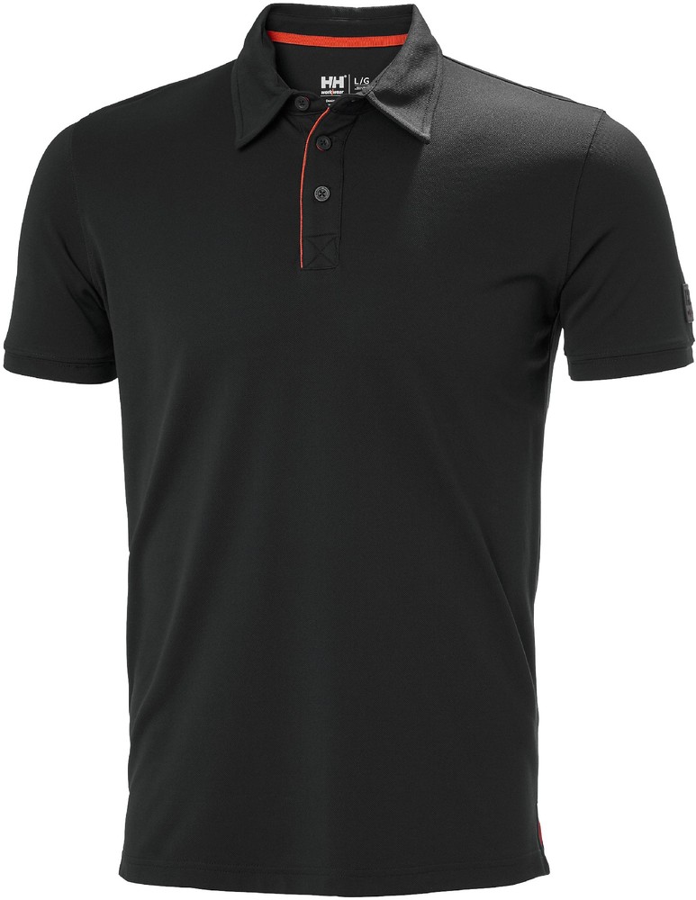 HellyHansenKensingtonTechPoloShirtBlack-XS