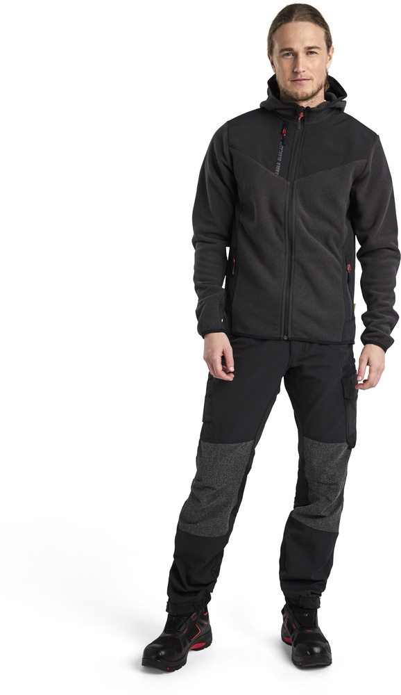 BlklderArbeitsjackeStrickjackemitSoftshell59402536DunkelgrauSchwarz-4XL