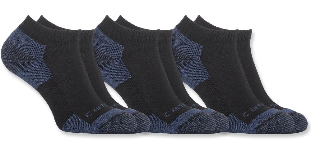 CarharttSockeAll-SeasonSock3-PairWA262-3Black-M