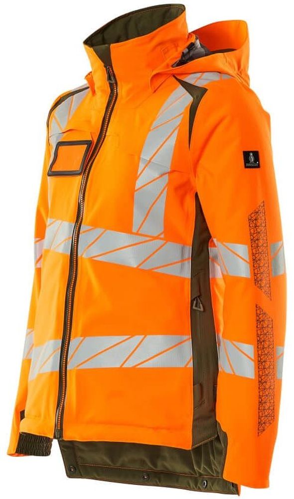 MascotDamenWinterjackeAccelerateSafe19045-449Hi-visOrangeMoosgrn-XXL