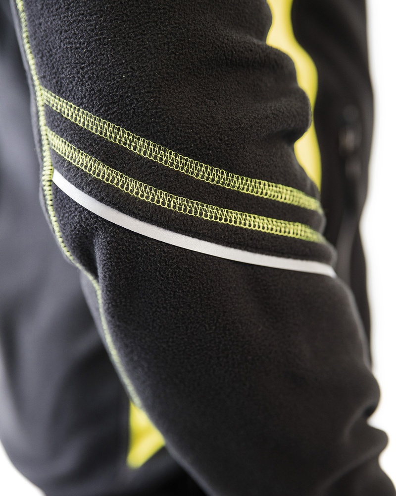 BlklderArbeitsjackeMicrofleeceJacke49931010SchwarzHighVisGelb-4XL