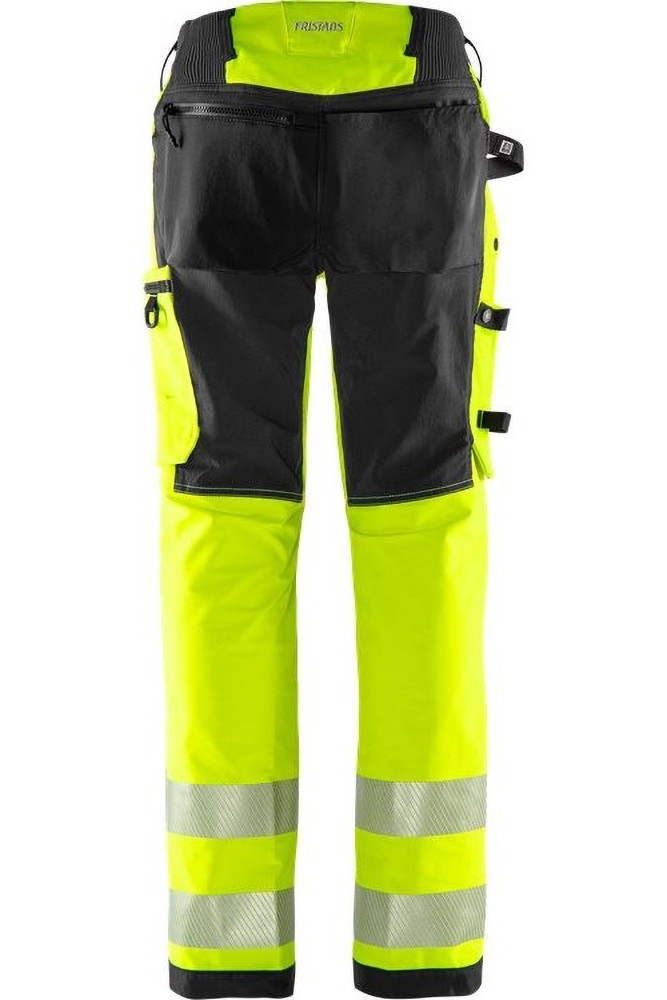 FristadsHighVisGreenStretchhoseDamenKl22665GSTPWarnschutz-GelbSchwarz-34