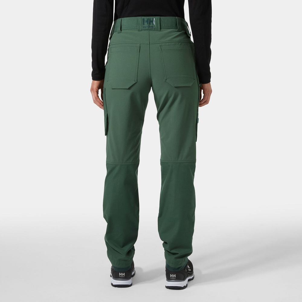 HellyHansenDamenArbeitshoseWOxford4XCNCTPant77597SpruceDarkestSpruce-C34