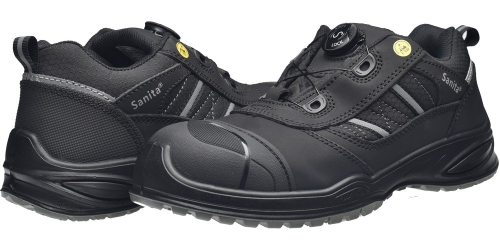 SanitaHerrenSicherheitsschuhThulit-Esd-S3S-LockShoeBlack-Grey